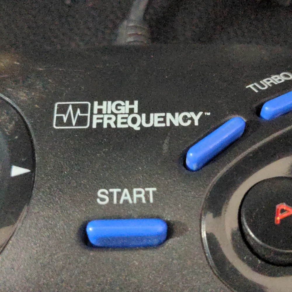 High Frequency Sega Genesis 3 Button Game Controller